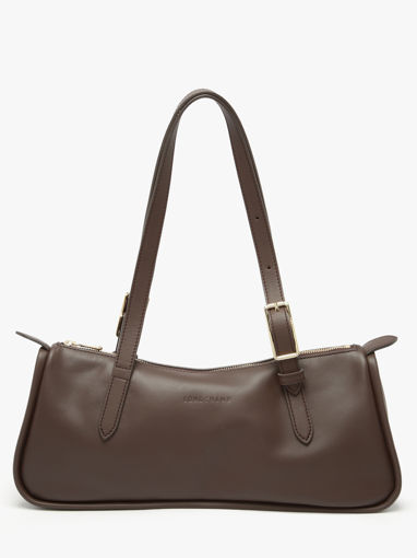 Longchamp Looong Schoudertas Bruin